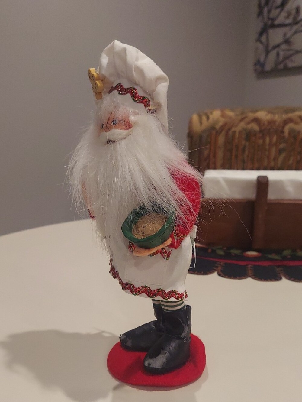 Vintage Annalee Holiday Chef Santa - Picture 5 of 10